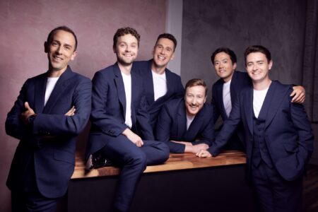 Publicity photo of the King's Singers