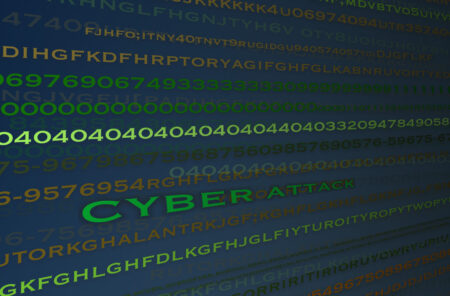 Cyber attack computer code.