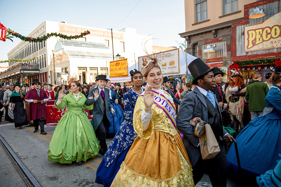 Galveston's Victorian-themed street festival, Dickens on the Strand
