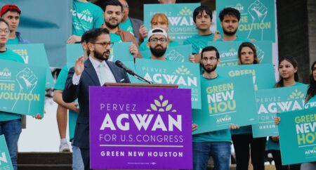 U.S. Congressional candidate Pervez Agwan has been accused of sexual harassment by a former staffer