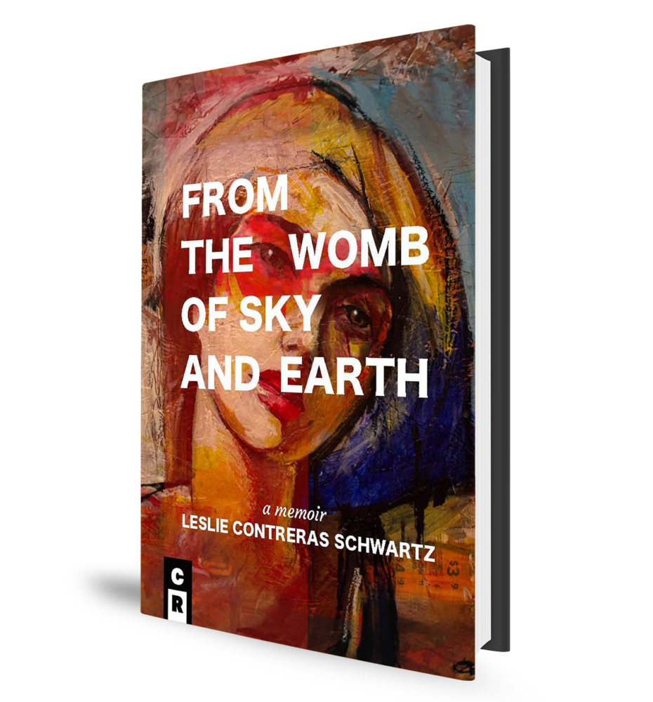 The book "From the Womb of Sky and Earth" by Houston poet Leslie Contreras Schwartz