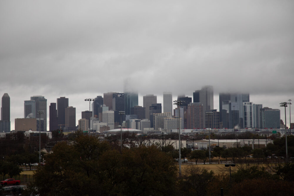 Houston Gloomy Skyline