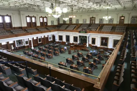 The Texas Senate gallery. Credit: Bob Daemmrch