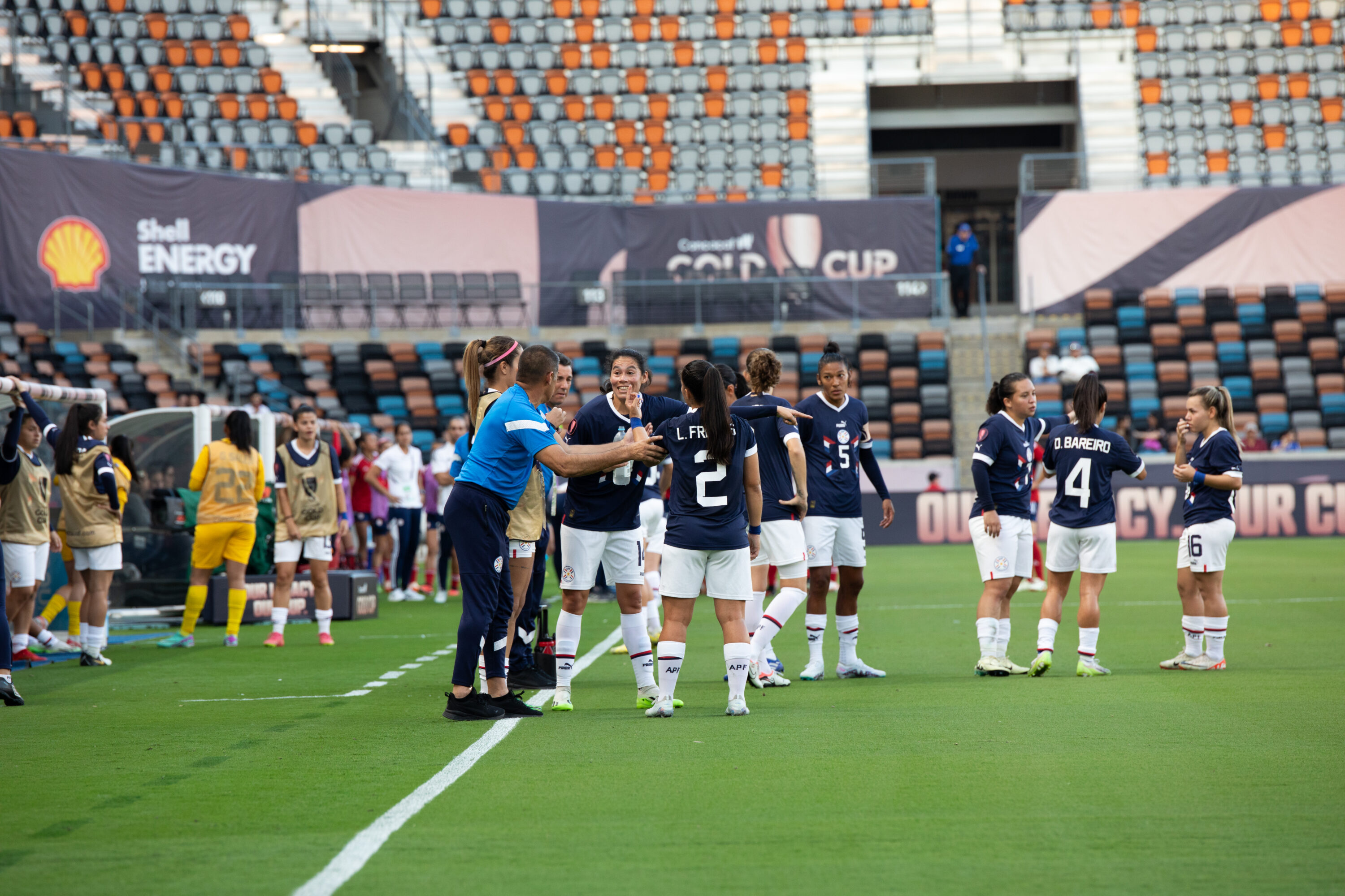 Soccer stadium packed with fans for the FIFA 2026 tournament