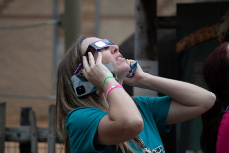 Houston Zoo Solar eclipse