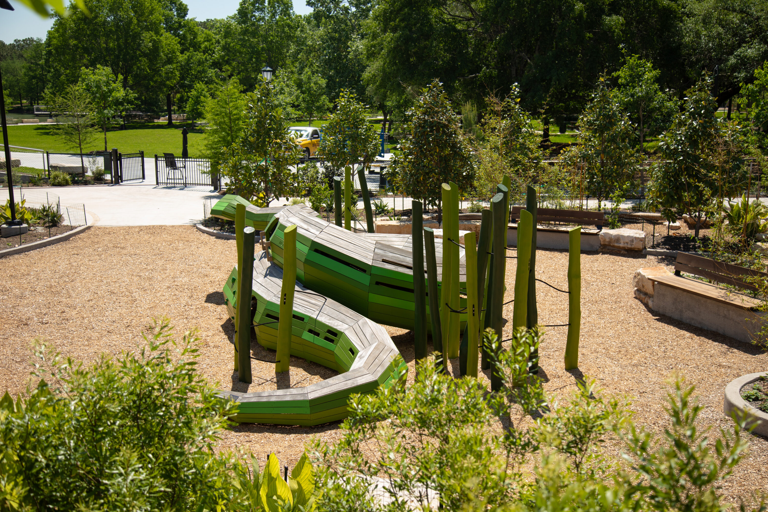 $48 million Hermann Park Commons greenspace, play areas to open Saturday –  Houston Public Media