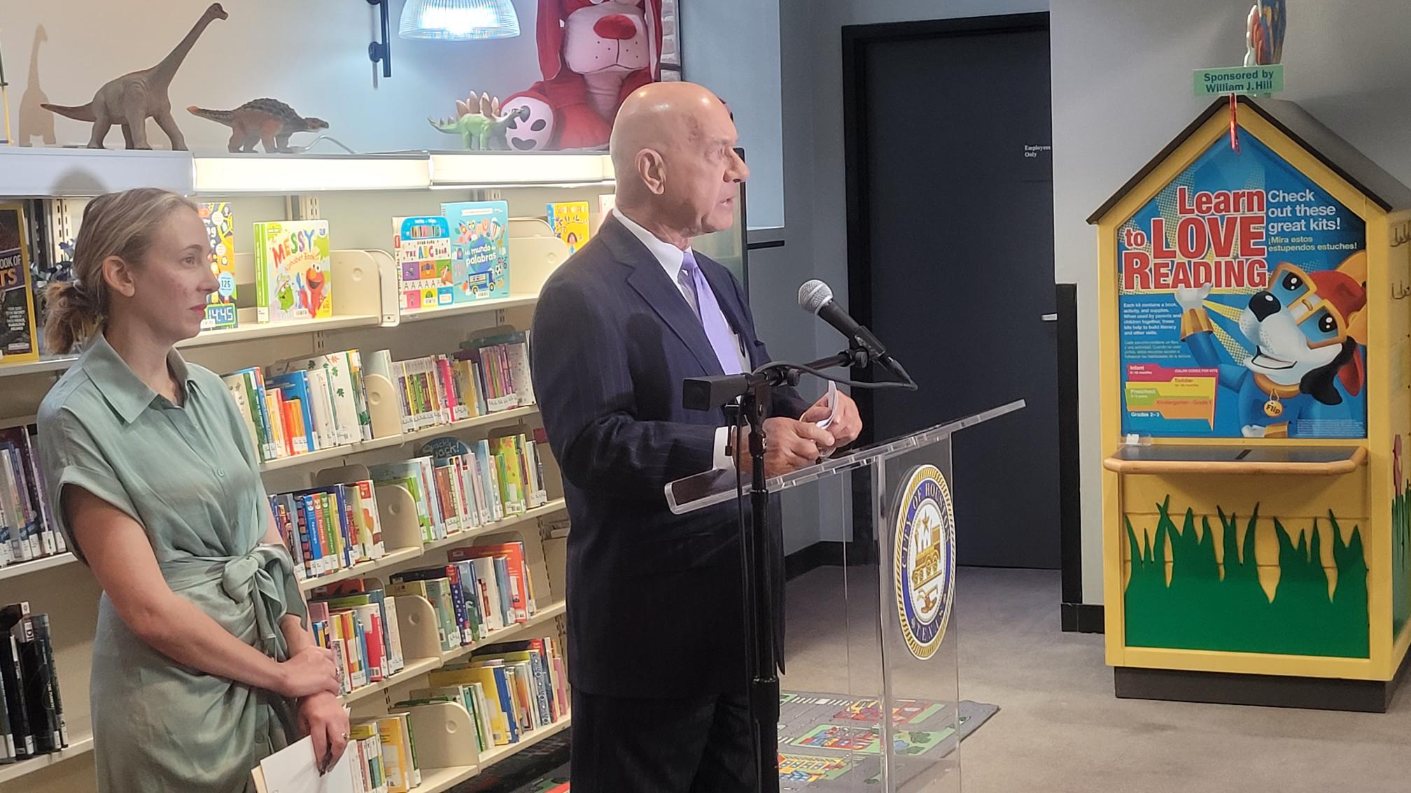 Whitmire and Kamin at Freed Montrose Library