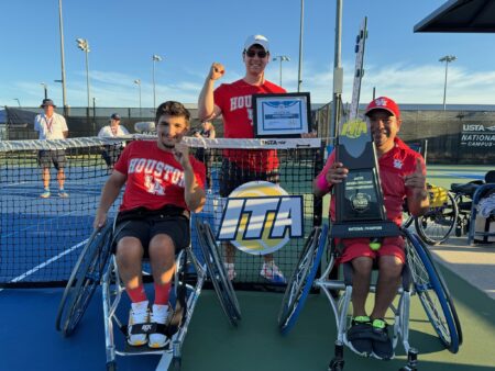 The University of Houston was crowned national champions at the 2024 ITA National Wheelchair Tennis Championships, the premier competition in all of collegiate wheelchair tennis.