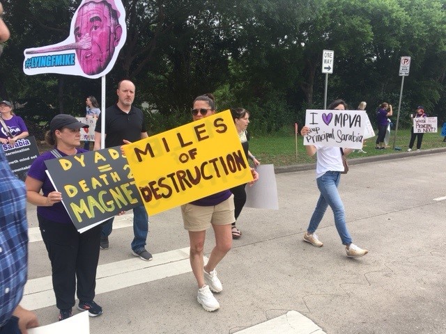 HISD Protest Meyerland PVA