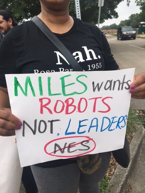 HISD Protest Meyerland