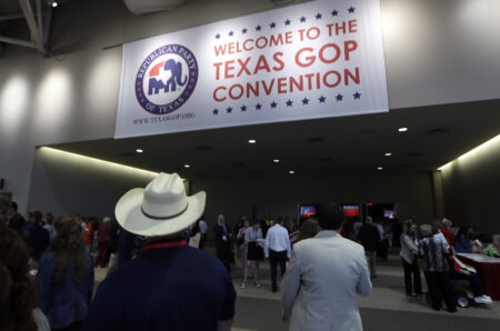 Texas GOP convention sign