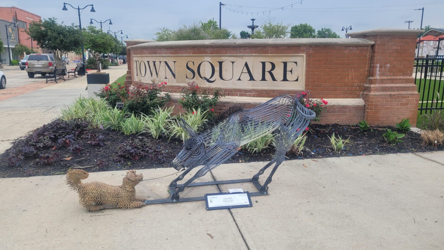 Baytown has a new sculpture trail to bring people back to town square ...