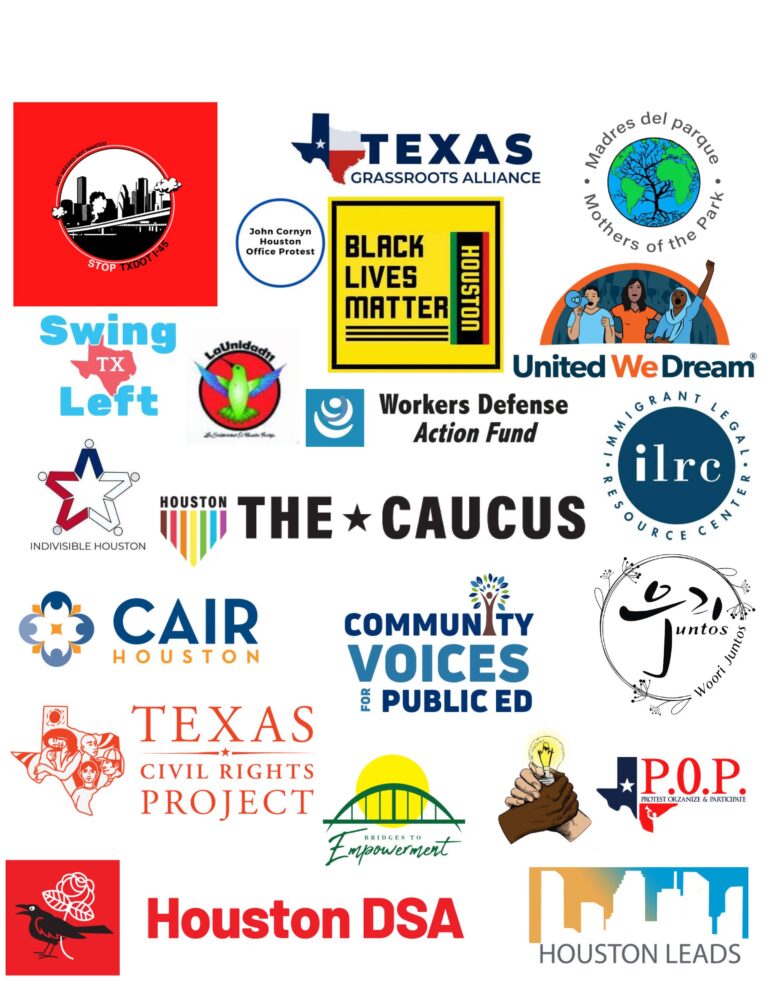 All of the organizations represented in the letter. 