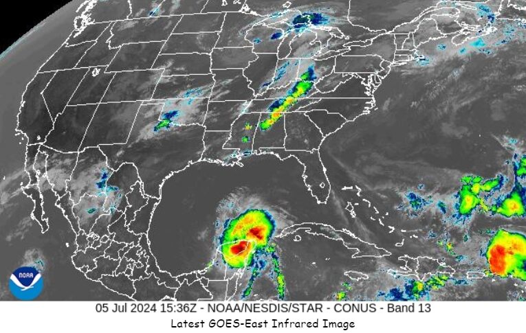 Hurricane Beryl makes landfall in Mexico, projections indicate path to ...