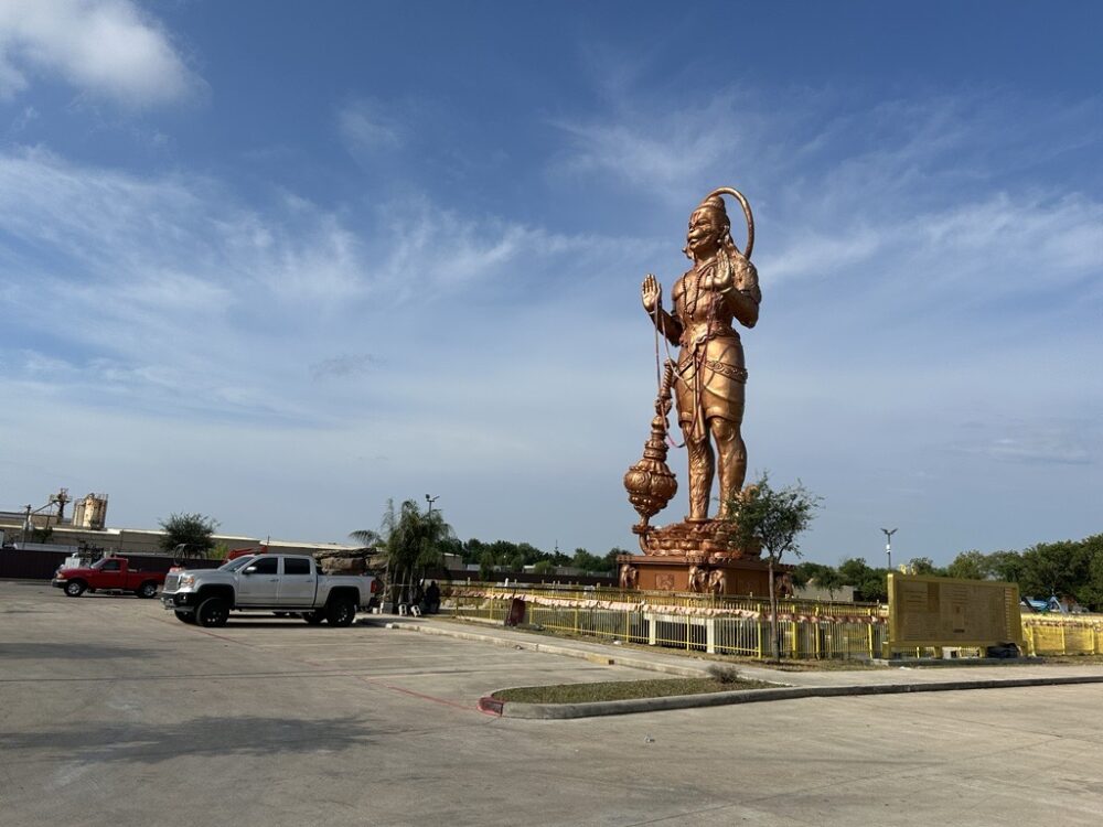 While the statue sparked some negative reactions online, temple officials said they received nothing but support from the local population.