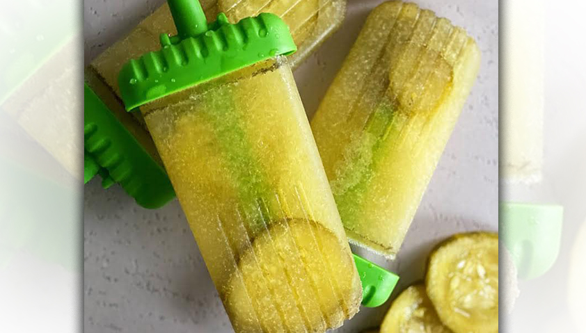 Cucumber flavored popsicles from Popssibilities.