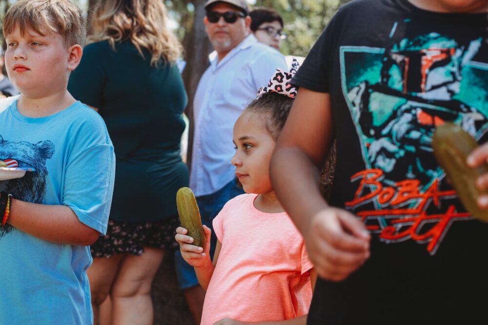 A scene from the In a Pickle Festival in Kingwood