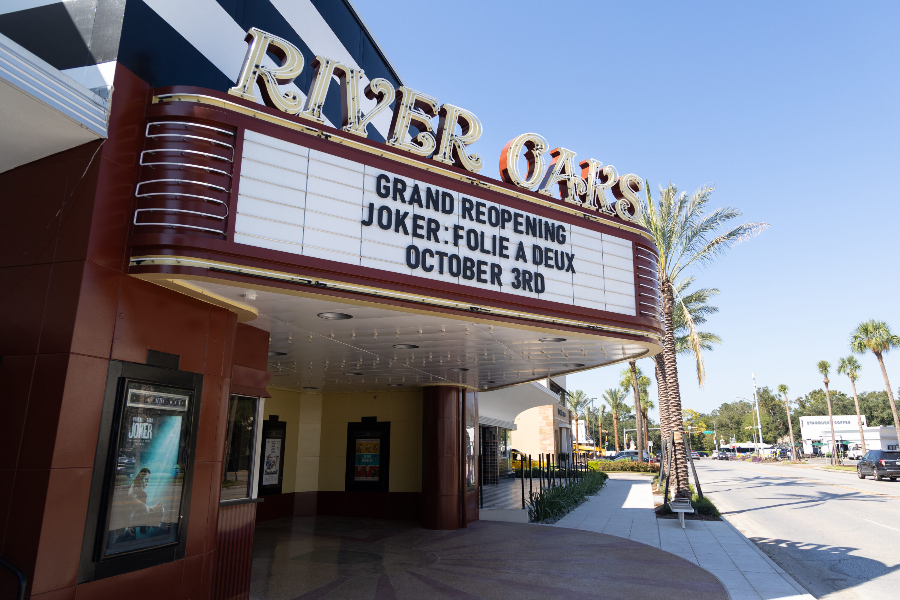 The River Oaks Theatre is reopening after shutting its doors more than two years ago. Taken on Oct. 1, 2024.