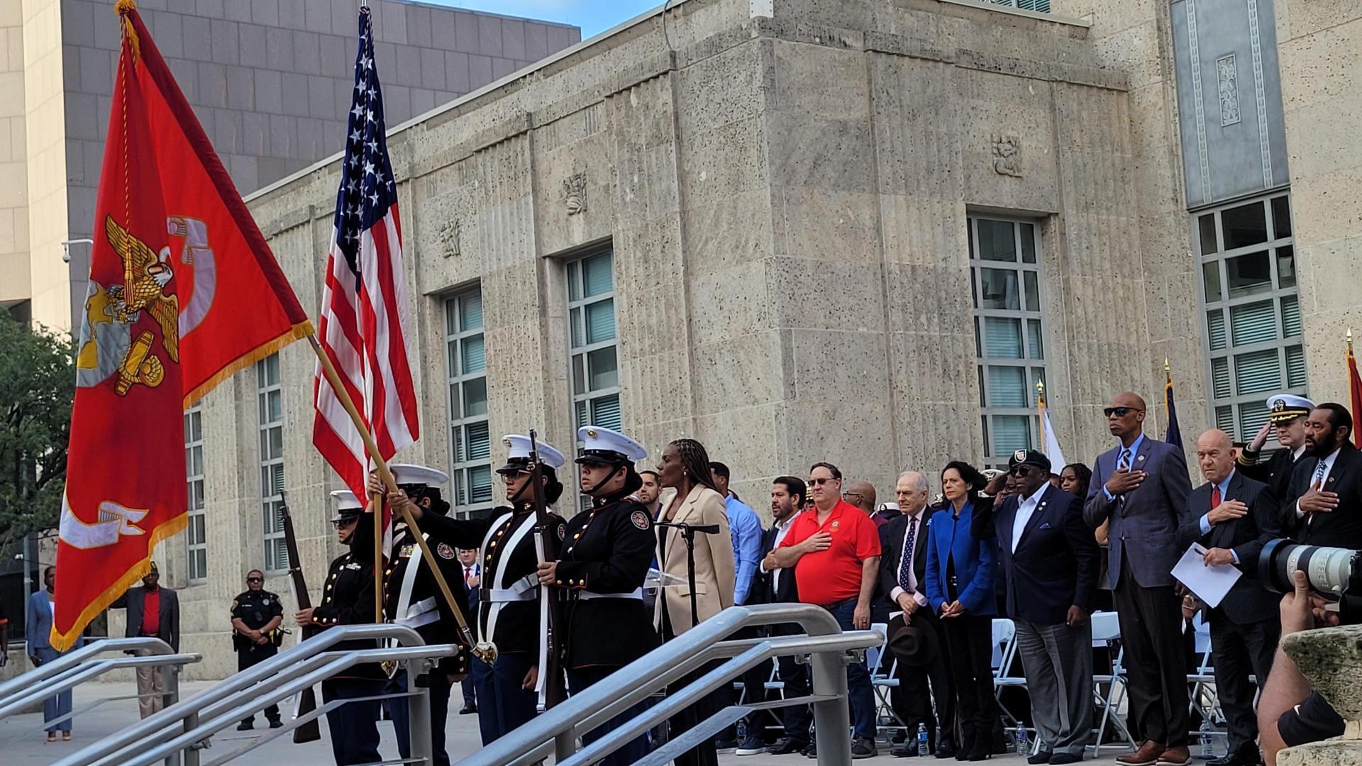 City of Houston celebrates Houstonarea veterans with parade and