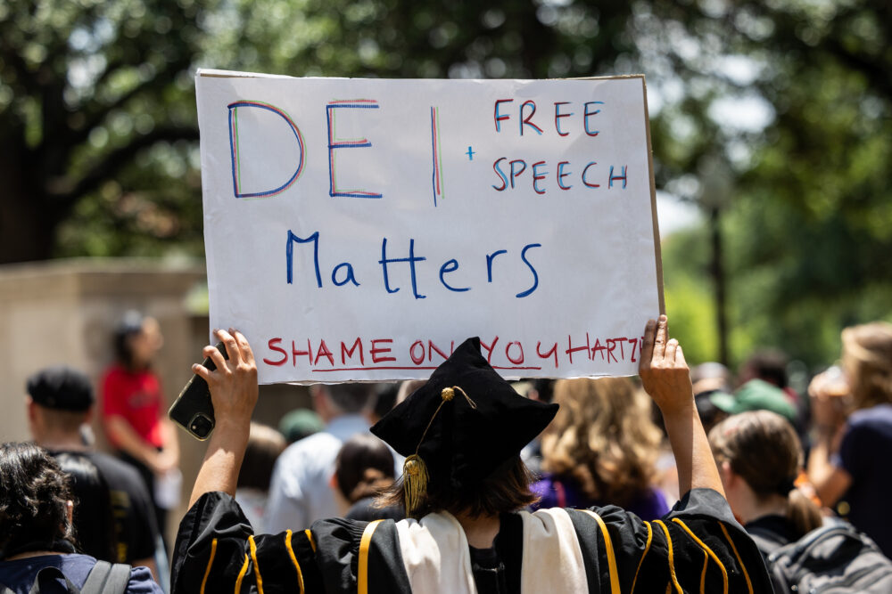 DEI Protest UT-Austin