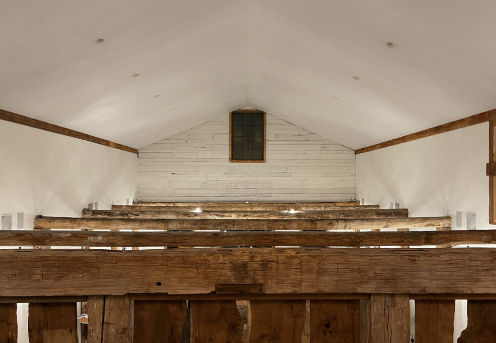The balcony loft in the barn at Beckendorff Farms in Katy. (Photo Credit: Michael Hagerty/Houston Public Media)