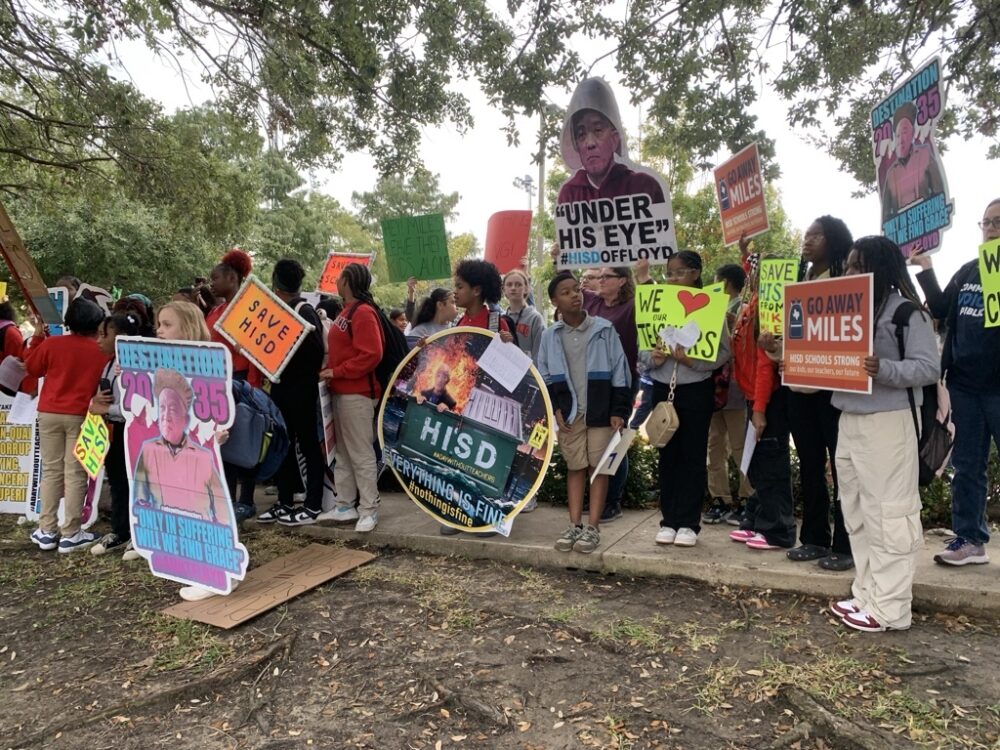 Pershing Middle School Protest Students