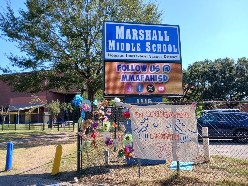 Marshall Middle School Payton Banner