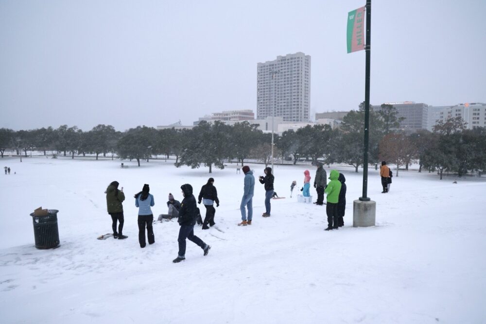 Houston snow January 21, 2025