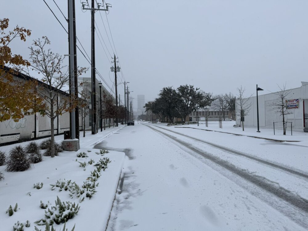 Houston snow Jan. 21 2025