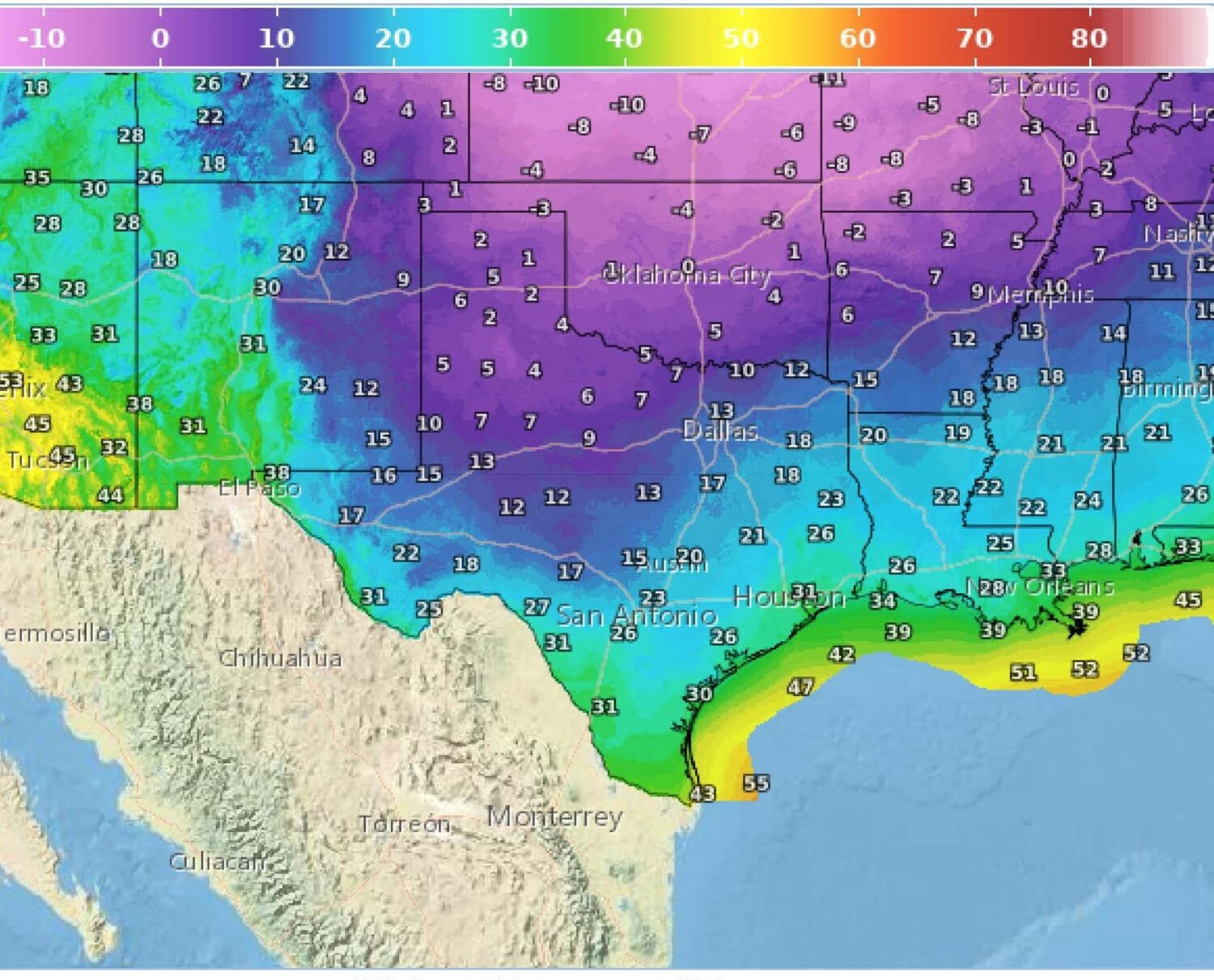 Houston area expected to experience light freeze as texas braces for
