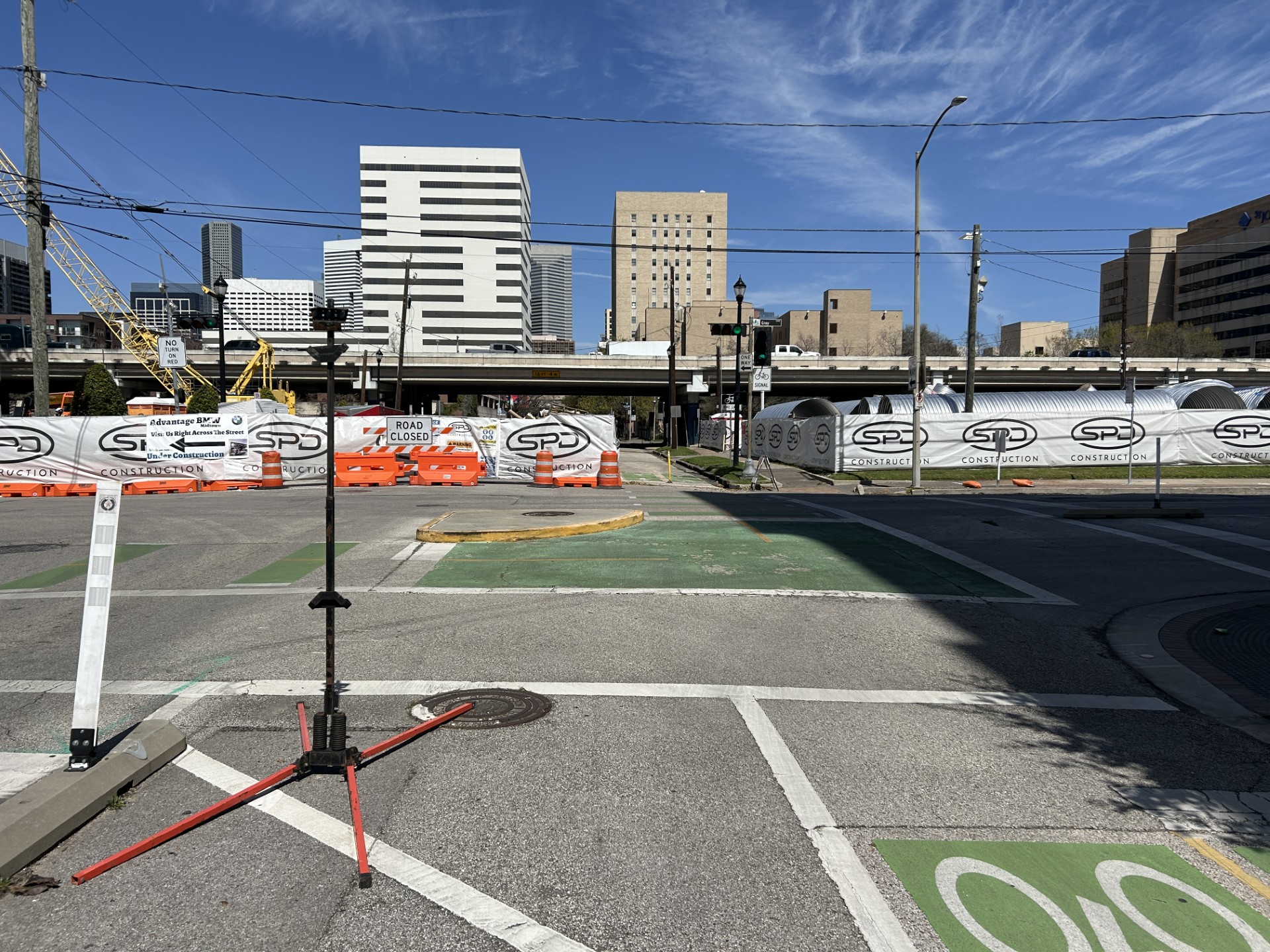 Austin Street bike lane – Houston Public Media