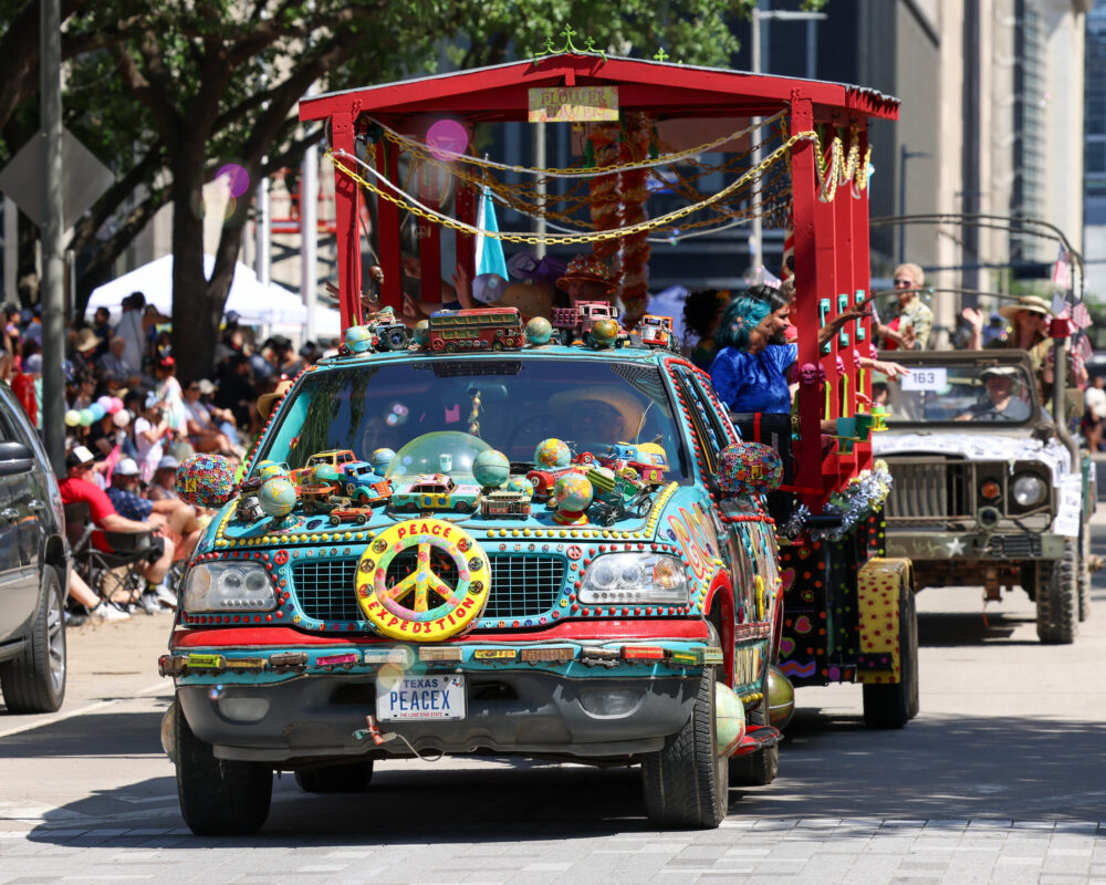 Houston Art Car Parade 2025 Peace