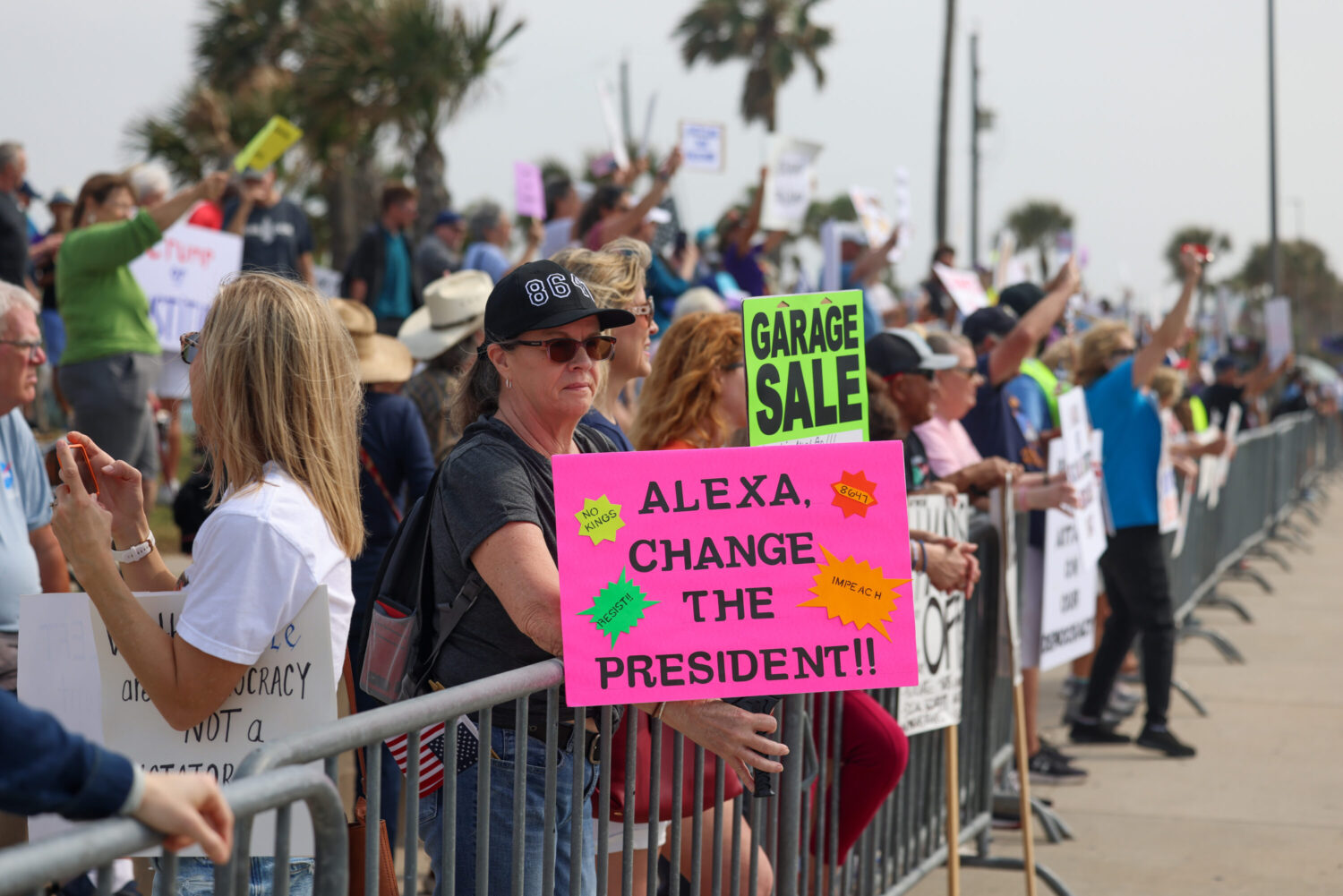 Thousands across Texas join ‘50501’ protests against the Trump administration