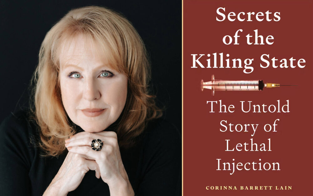 Corinna Lain with her book Secrets of the Killing State