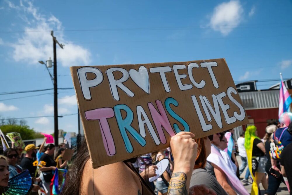 Protect Trans Lives Sign