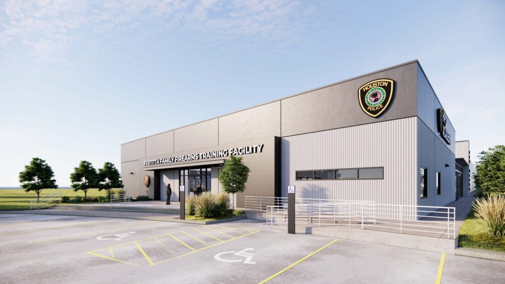 Houston Police Foundation akan mulai dibangun bulan ini di pusat pelatihan senjata api baru sebesar $ 10,5 juta di kampus Houston Police Academy. (Kredit foto: Yayasan Polisi Proporsional/Houston)