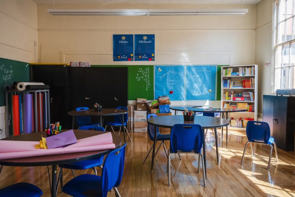 Aula escolar de Texas