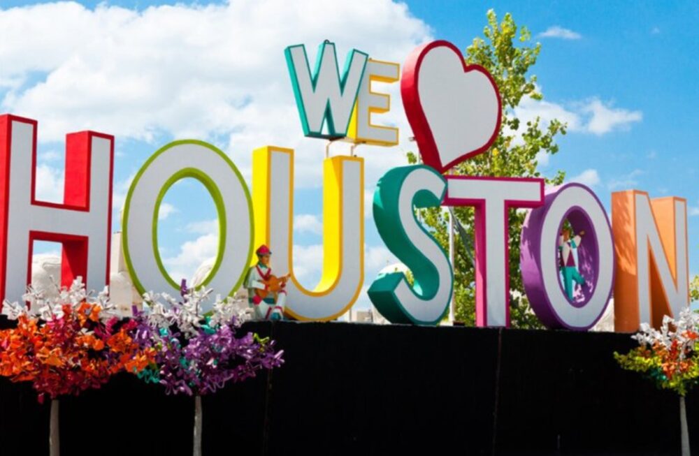 We Love Houston Sign