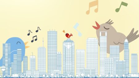 Although some birdsong is soothing to the human ear, they may be act as a warning system to other birds.