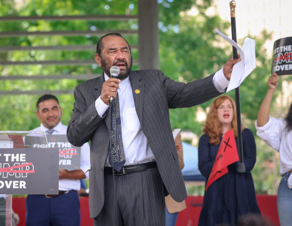 U.S. Rep. Al Green. (Rob Salinas/Houston Public Media)