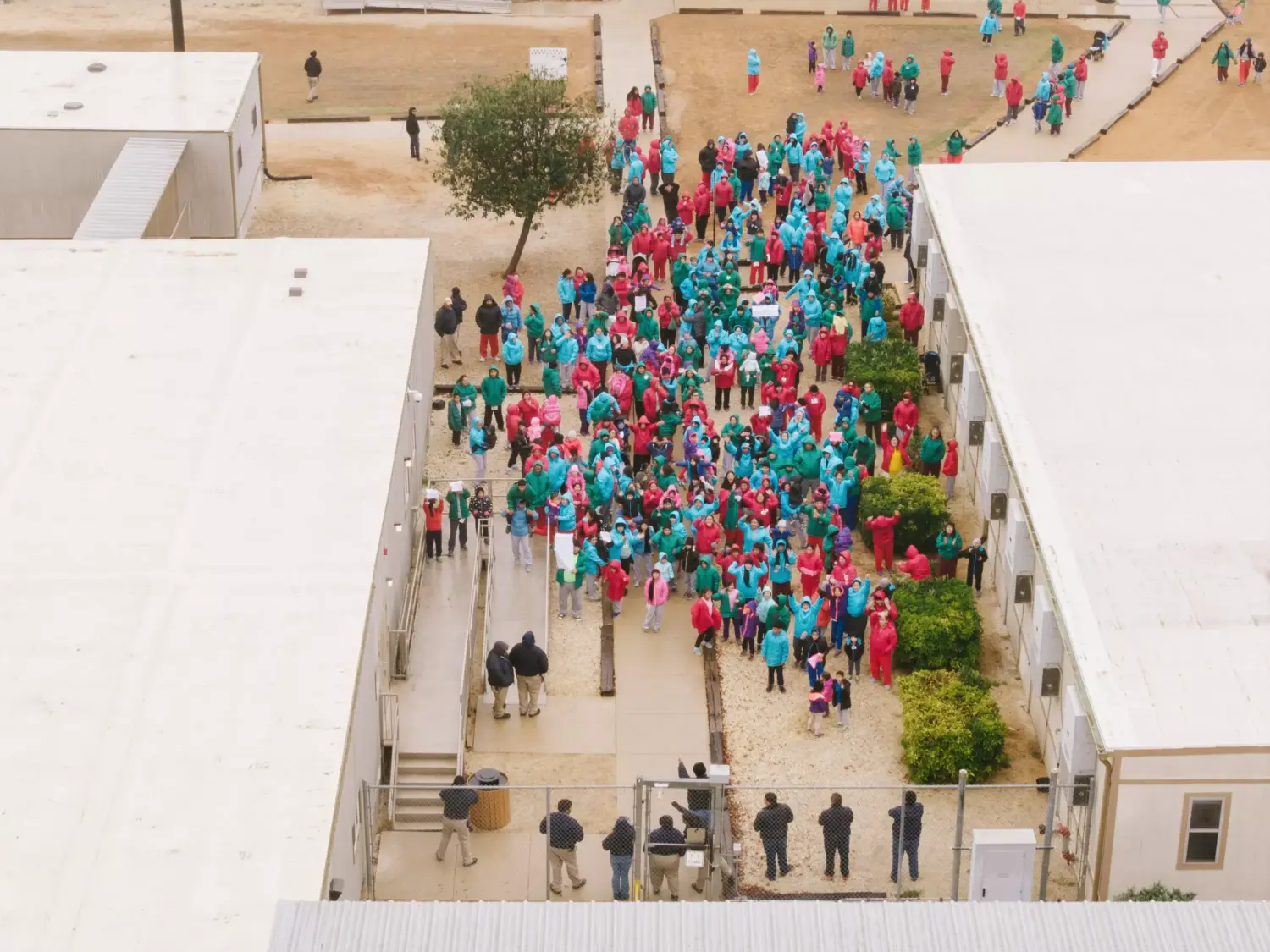 Protest breaks out at South Texas immigration detention facility holding 5-year-old Liam Ramos – Houston Public Media