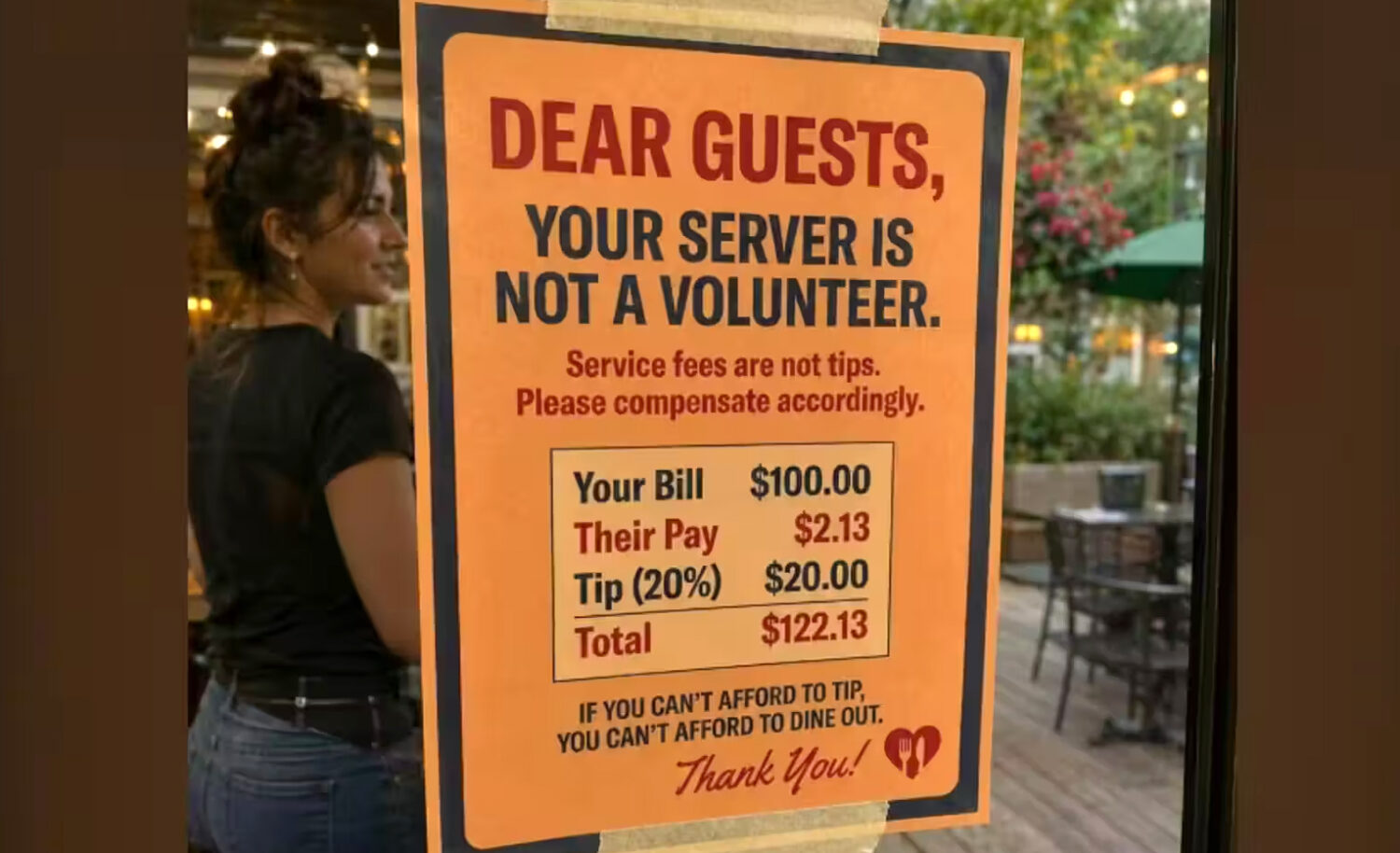 Real outrage over a fake sign: The Good, Bad, and Ugly of the week