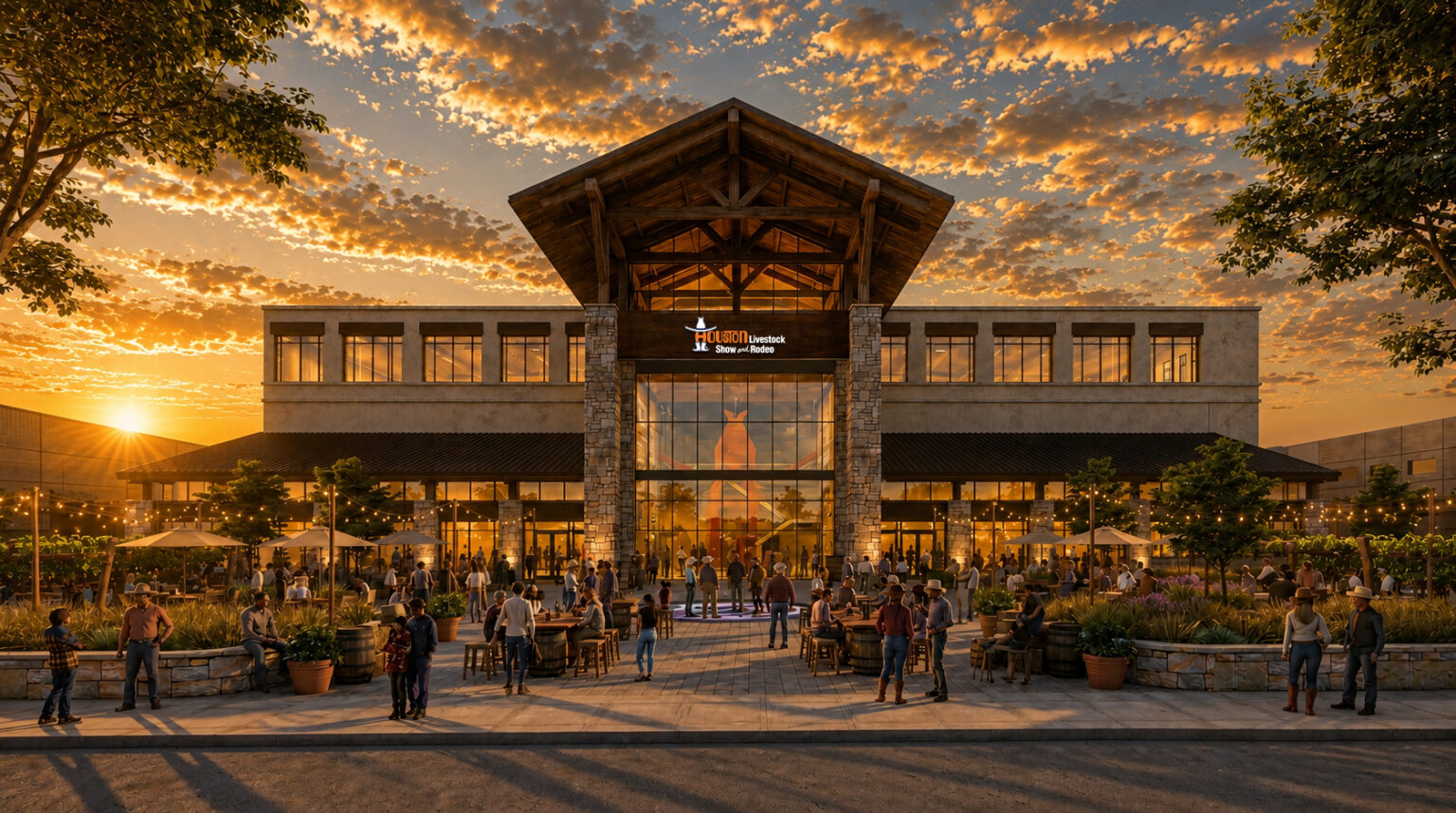 Hugo Rodeo Arena The Houston rodeo is building a new $300 million arena complex, but ...