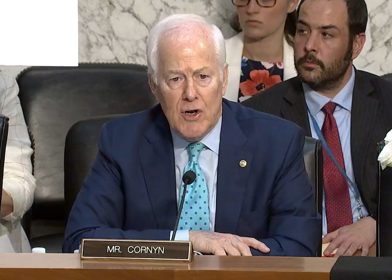 Texas Sen. John Cornyn appears on the fence about Todd Blanche's nomination to be Trump's attorney general