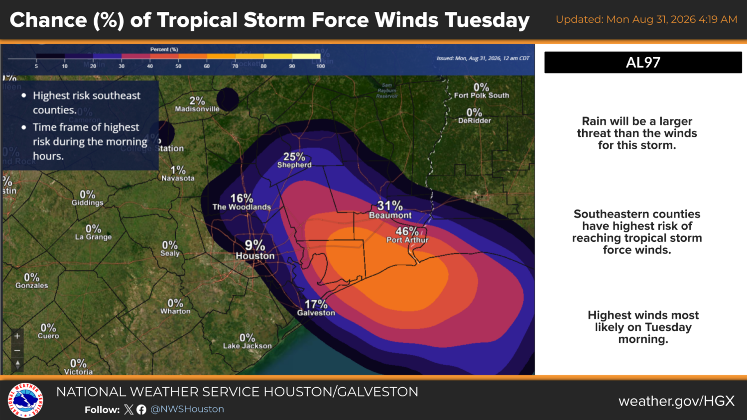 Houston-area school districts announce closures ahead of potential tropical storm