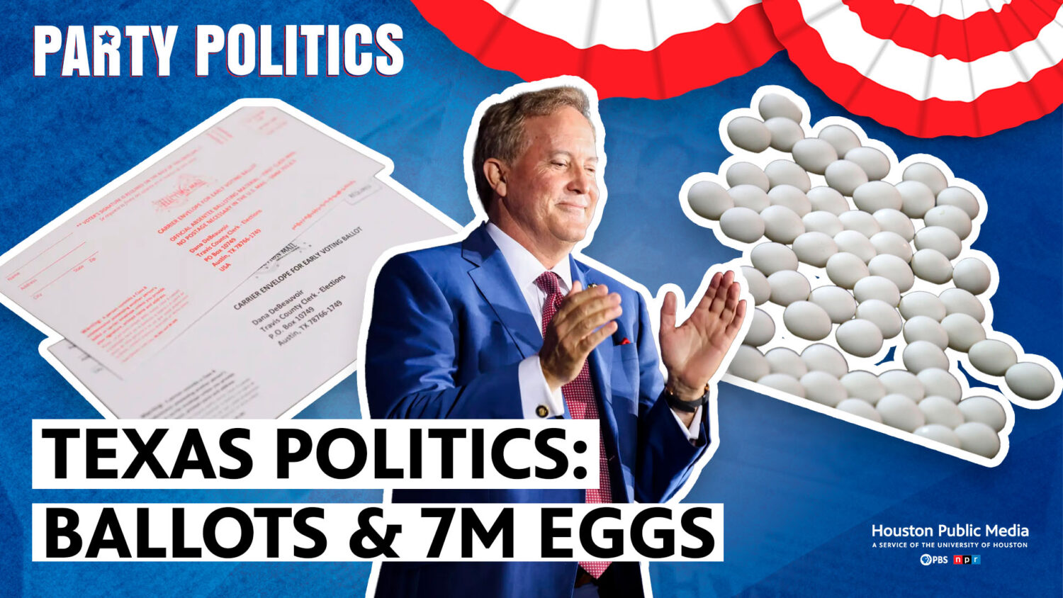 Mail-in ballots and 7 Million eggs: Just another day in Texas politics