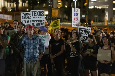 Protesters gather at Texas Capitol a day after Austin ICE shooting