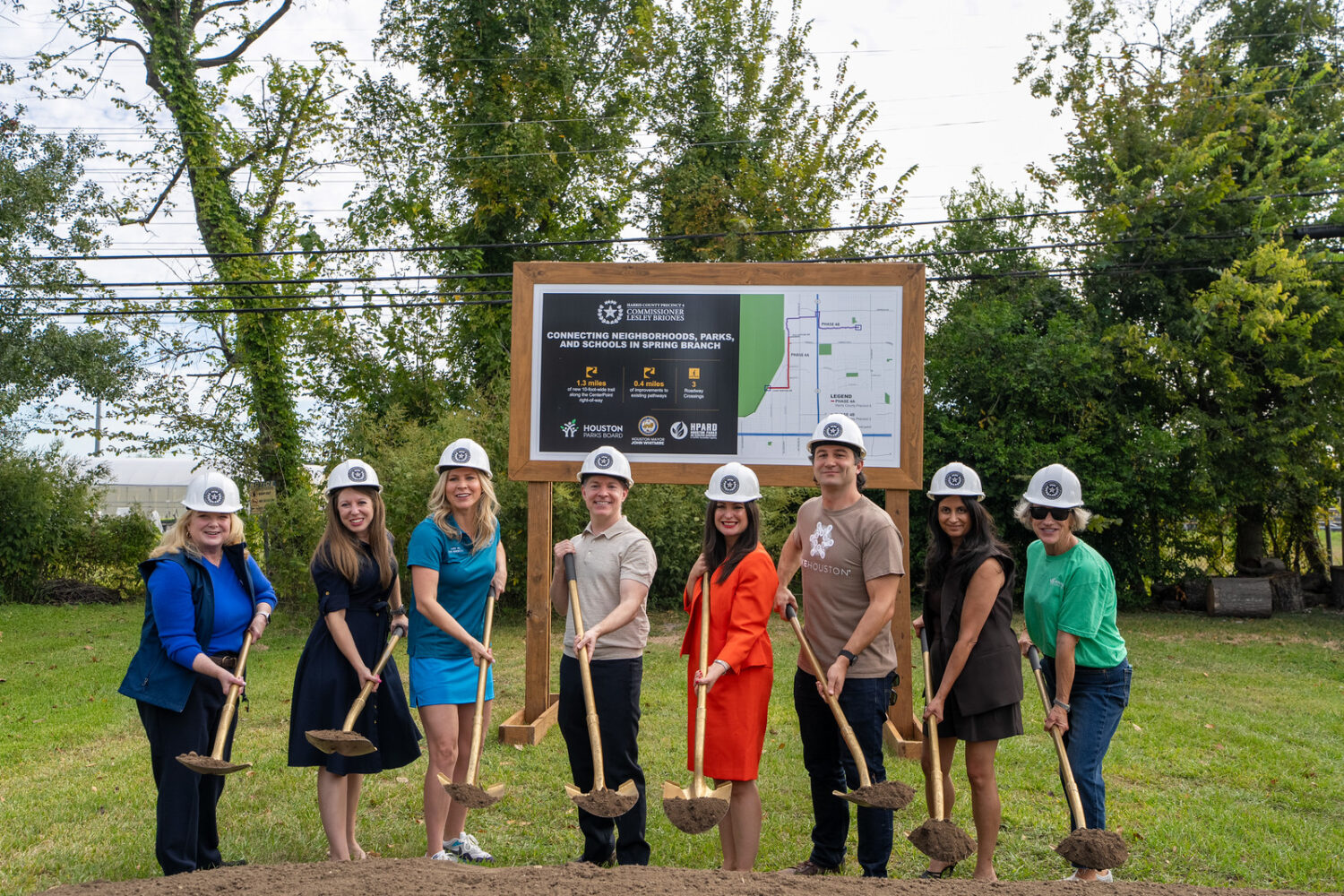 Inician obras para ampliar el sendero Spring Branch Trail en Houston